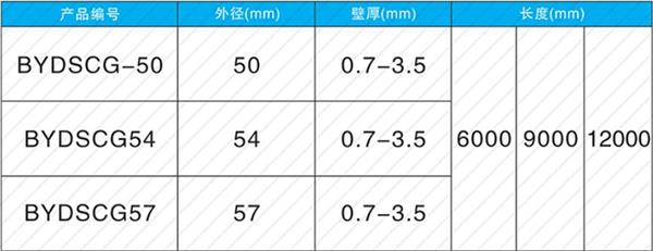 泰安钳压式声测管产品规格尺寸